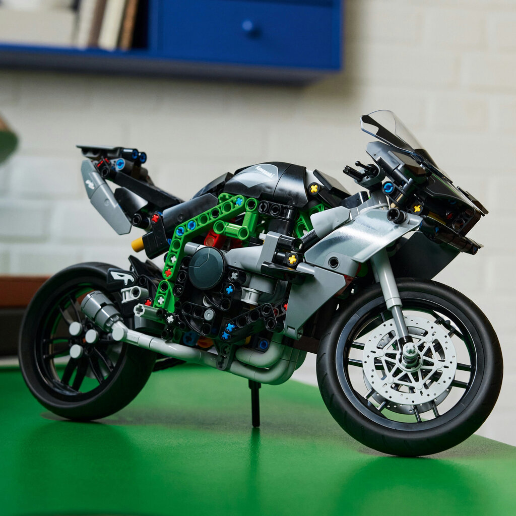 42170 LEGO® Technic Mootorratas Kawasaki Ninja H2R hind ja info | Klotsid ja konstruktorid | kaup24.ee