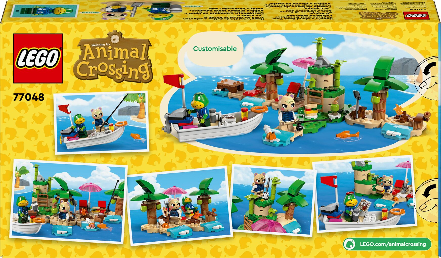 77048 LEGO® Animal Crossing Kapp'n saare ringreis цена и информация | Klotsid ja konstruktorid | kaup24.ee