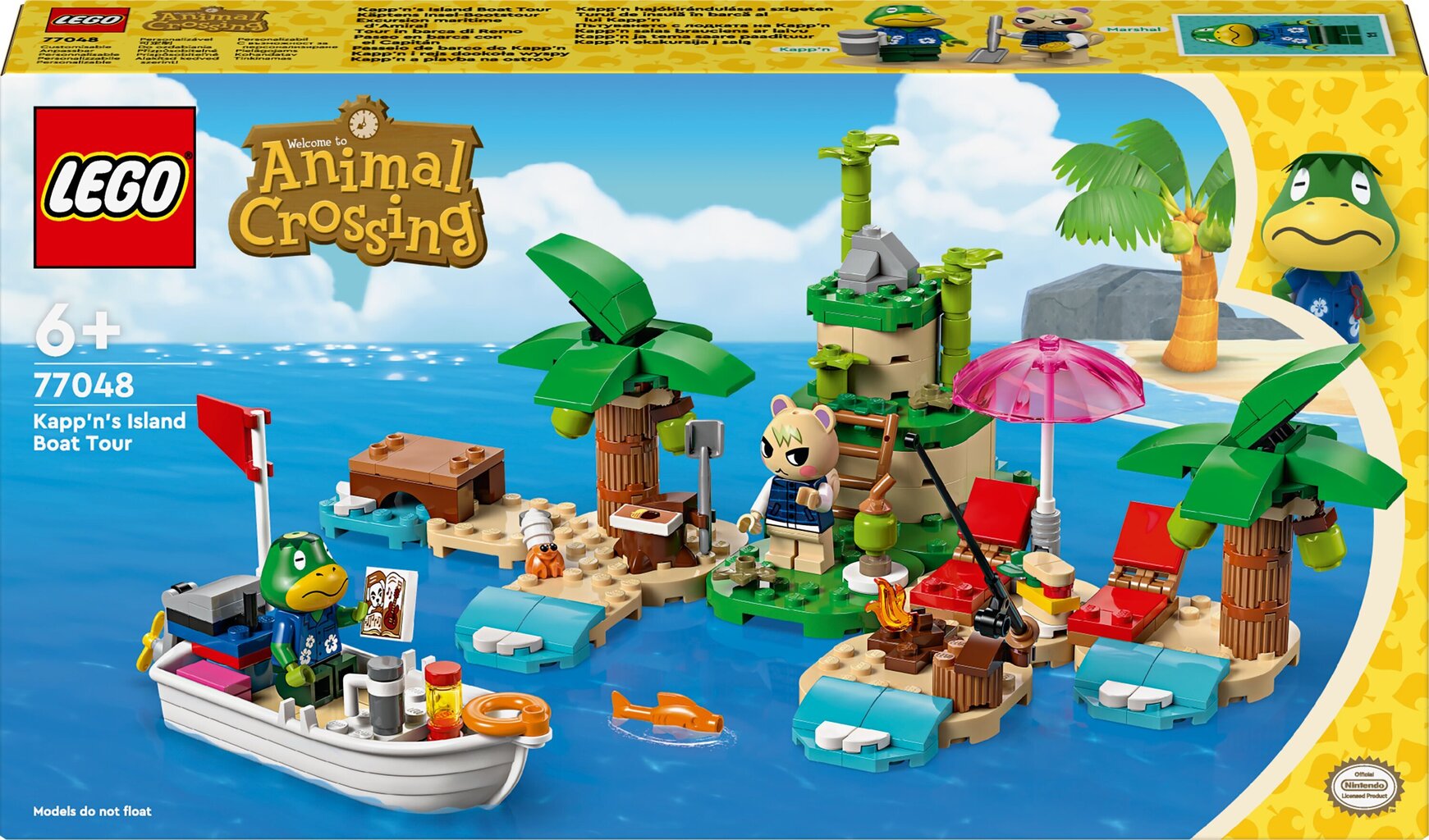 77048 LEGO® Animal Crossing Kapp'n saare ringreis цена и информация | Klotsid ja konstruktorid | kaup24.ee