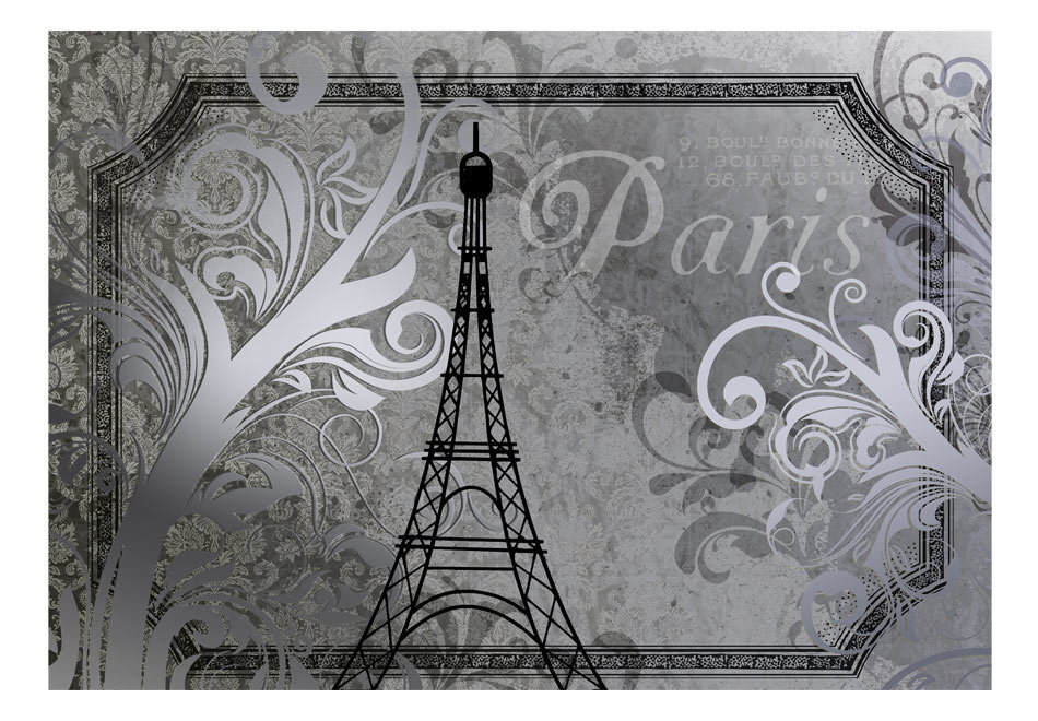 Fototapeet - Vintage Paris - silver hind ja info | Fototapeedid | kaup24.ee