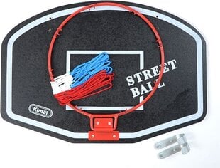 Баскетбольная доска с кольцом Kimet Street Ball, 60x40 см цена и информация | Баскетбольные щиты | kaup24.ee