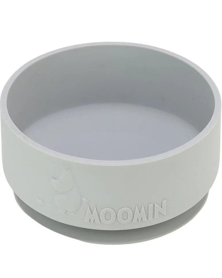 Silikoonkauss Moomin Silicone, hall, 6+ kuud цена и информация | Laste sööginõud | kaup24.ee