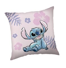 Детская двусторонняя подушка Lilo &amp; Stich, 35x35 см цена и информация | Декоративные подушки и наволочки | kaup24.ee