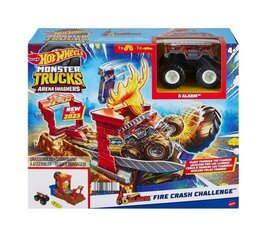 Набор треков Hot Wheels Monster Trucks цена и информация | Развивающий мелкую моторику - кинетический песок KeyCraft NV215 (80 г) детям от 3+ лет, бежевый | kaup24.ee