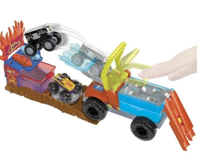 Rajakomplekt Hot Wheels Monster Trucks цена и информация | Poiste mänguasjad | kaup24.ee