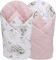 Kahepoolne beebi ümbrik - tekk Babymam, 80x80 cm, white/pink hind ja info | Beebipadjad ja -tekid | kaup24.ee