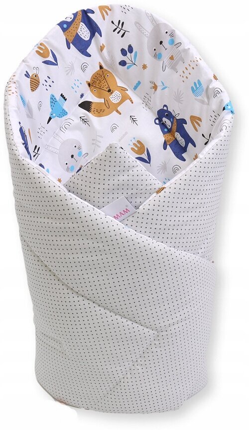 Kahepoolne beebitekk Babymam, 80x80 cm, hall hind ja info | Beebipadjad ja -tekid | kaup24.ee