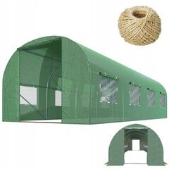  Tеплица Fluxar Home 10 м² 400 x 250 см, зеленая цена и информация | Теплицы | kaup24.ee