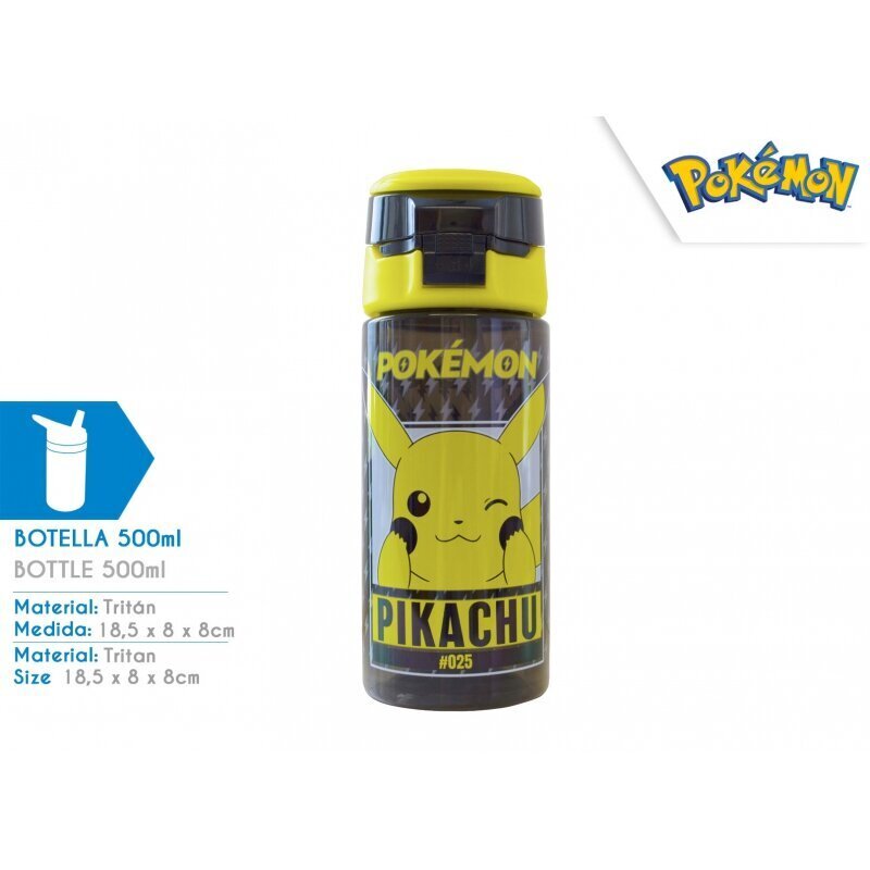 Pokemoni joogipudel, 500 ml цена и информация | Joogipudelid | kaup24.ee