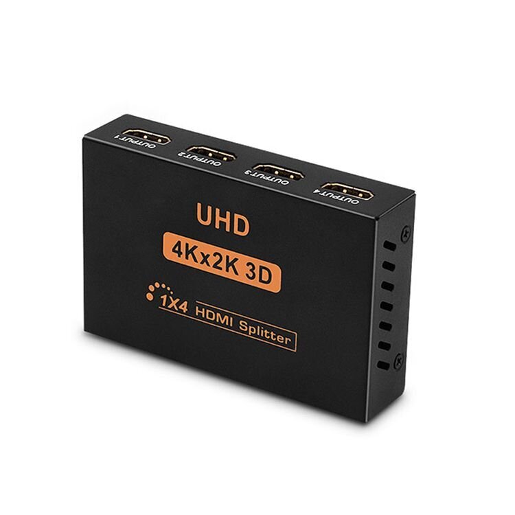 Splitter, HDMI ringkond 1x4 UHD 4K x 2k 3D цена и информация | USB jagajad, adapterid | kaup24.ee