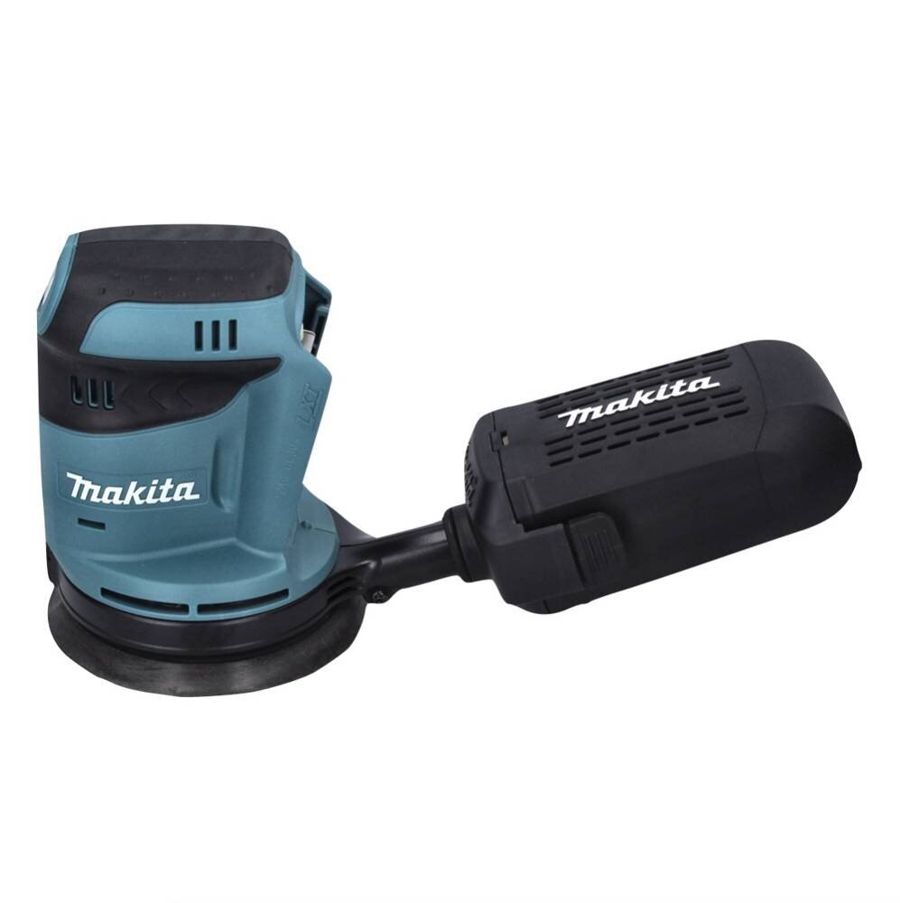 Makita DBO 180 SYJ akuga ekstsentriline lihvmasin 18 V 125 mm + 2x aku 1,5 Ah + laadija + Makpac hind ja info | Lihvmasinad ja ketaslõikurid | kaup24.ee