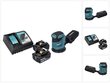 Makita DBO 180 RT akuga ekstsentriline lihvmasin 18 V 125 mm + 2x aku 5,0 Ah + laadija цена и информация | Lihvmasinad ja ketaslõikurid | kaup24.ee