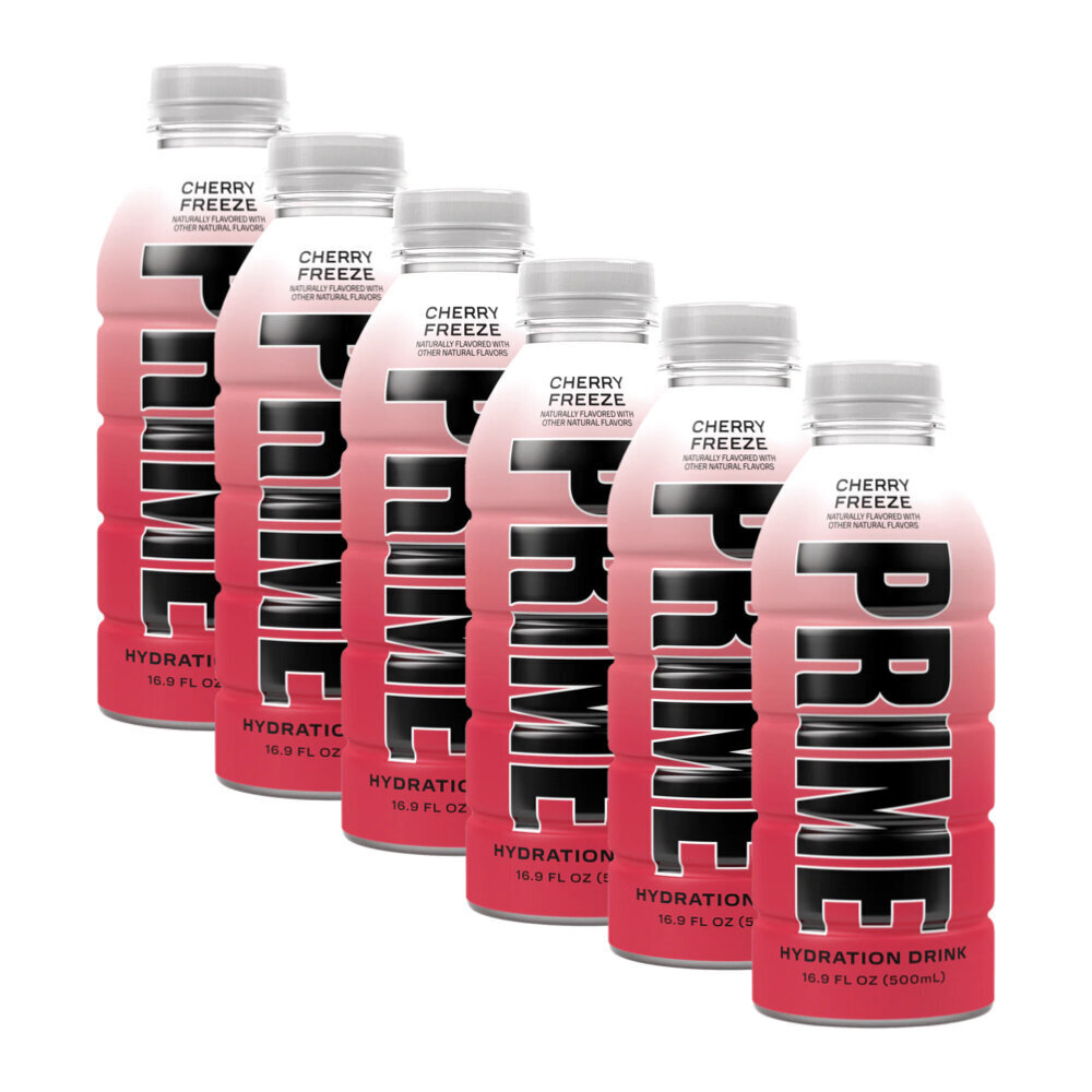 Isotooniline jook Prime UK Cherry freeze, 6 x 500ml hind ja info | Karastusjoogid | kaup24.ee