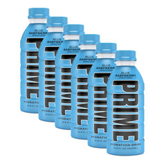 Isotooniline jook Prime UK Blue Raspberry, 6 x 500ml hind ja info | Karastusjoogid | kaup24.ee