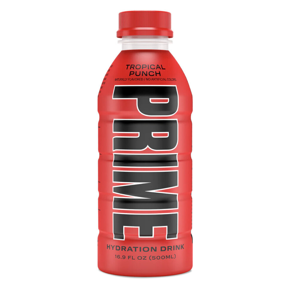 Isotooniline jook Prime UK Tropical Punch, 4 x 500ml hind ja info | Karastusjoogid | kaup24.ee