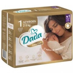 Mähkmed “Dada” Extra Care suurus 1, 2-5 kg, 23 tk цена и информация | Подгузники | kaup24.ee