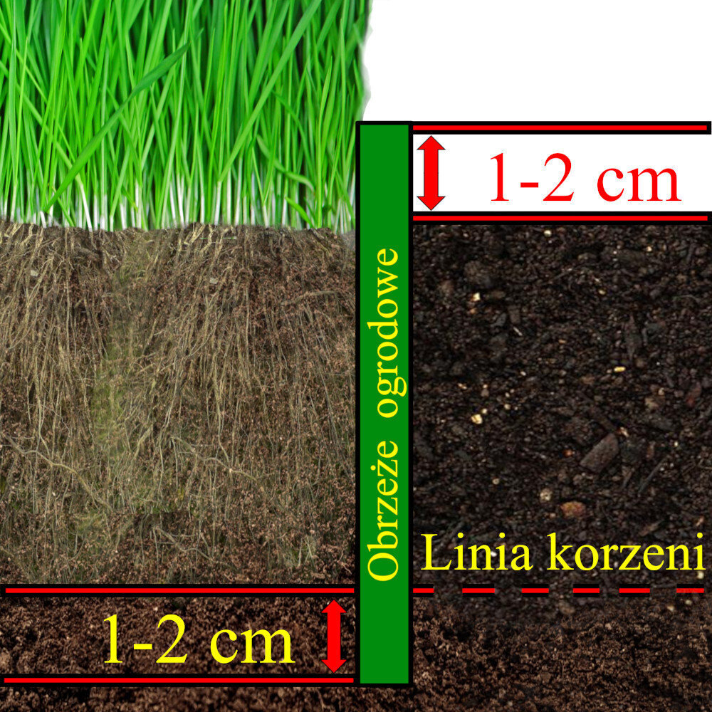 Aia riba Palisada 15 cm x 50 m hind ja info | Aiad ja tarvikud | kaup24.ee