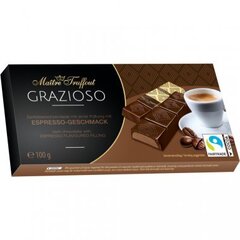 Tume šokolaad "Maitre Truffout" Grazioso Espresso, 8 x 12.5 g hind ja info | Maiustused | kaup24.ee