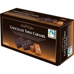 Шоколад «Maitre Truffout» Chocolate Thins Caramel, 200 г цена и информация | Для лакомств | kaup24.ee