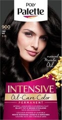 Краска для волос Palette Poly Intense Oil Care Color, 900 Black, 187 г цена и информация | Краска для волос | kaup24.ee