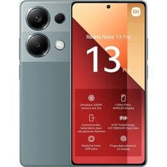 Xiaomi Redmi Note 13 Pro 8/256GB Dual-Sim Forest Green цена и информация | Мобильные телефоны | kaup24.ee