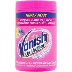 Plekieemaldaja pulber "Vanish" OxiAction, pink, 625 g hind ja info | Pesuvahendid | kaup24.ee