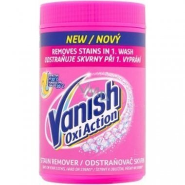 Plekieemaldaja pulber "Vanish" OxiAction, pink, 625 g цена и информация | Pesuvahendid | kaup24.ee