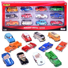 Retro Resoraks autod, 12 tk hind ja info | Poiste mänguasjad | kaup24.ee