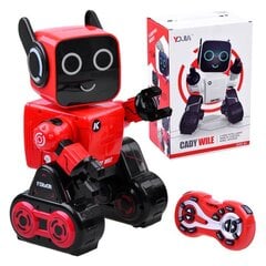 Interaktiivne rääkiv ja tantsiv robot-abiline hoiupõrsaga Wile, punane цена и информация | Игрушки для мальчиков | kaup24.ee