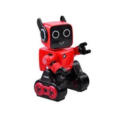 Interaktiivne rääkiv ja tantsiv robot-abiline hoiupõrsaga Wile, punane цена и информация | Развивающий мелкую моторику - кинетический песок KeyCraft NV215 (80 г) детям от 3+ лет, бежевый | kaup24.ee