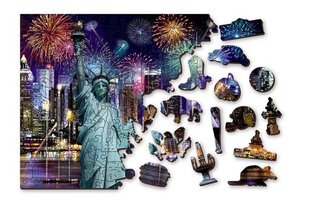 New York öösel suurus puzzle, 400 elementi цена и информация | Пазлы | kaup24.ee