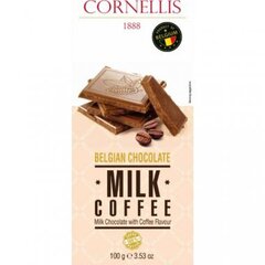 Шоколад молочный Cornellis Milk Coffee, 100 г цена и информация | Сладости | kaup24.ee