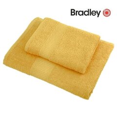 Bradley froteerätik, 70 x 140 cm, piimakollane, 3tk hind ja info | Rätikud, saunalinad | kaup24.ee