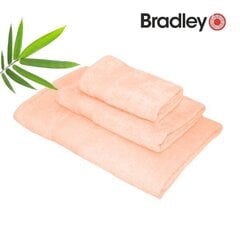 Bradley bambusrätik, 50 x 70 cm, lõheroosa, 5tk цена и информация | Полотенца | kaup24.ee
