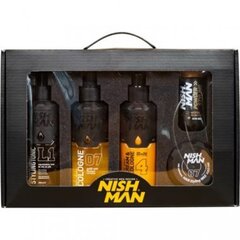 Набор подарочный для мужчин №2 Nishman, золотой цена и информация | Средства для укладки волос | kaup24.ee