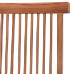 Садовое кресло Kayla 56 x 60 x 90 cm Натуральный древесина тика цена и информация | Садовые стулья, кресла, пуфы | kaup24.ee