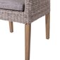 Aiatool Patsy Grey Wood Rattan 58 x 63 x 86 cm цена и информация | Aiatoolid | kaup24.ee