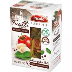 Pasta “Incola” Fusilli kolmevärviline gluteenivaba, 250 g hind ja info | Makaronid | kaup24.ee