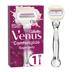 Бритва с запасным лезвием Gillette Venus Comfortglide Sugarberry для женщин цена и информация | Косметика и средства для бритья | kaup24.ee