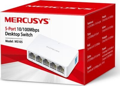 Mercusys MS105(EU) цена и информация | Lülitid (Switch) | kaup24.ee