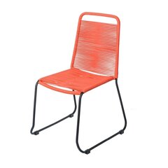 Садовое кресло Antea 57 x 61 x 90 cm Красный Веревка цена и информация | Уличные cтулья | kaup24.ee