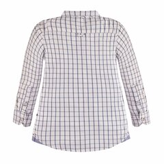 Рубашка в клетку для мальчиков с длинным рукавом Marc O'Polo, белая цена и информация | Рубашки для мальчиков | kaup24.ee