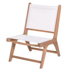 Садовое кресло Nina 50 x 64 x 75 cm Белый древесина акации цена и информация | Садовые стулья, кресла, пуфы | kaup24.ee
