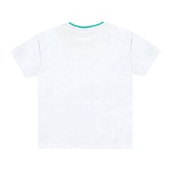 T-särk poistele Kanz, valge цена и информация | Рубашки для мальчиков | kaup24.ee