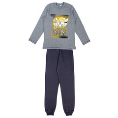 Пижама для мальчиков, серая, с длинным рукавом, Kanz цена и информация | Пижамы, халаты для мальчиков | kaup24.ee
