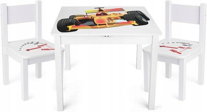Yeti Bolid laud kahe tooliga цена и информация | Laste lauad ja toolid | kaup24.ee