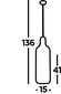 Rippvalgusti Searchlight Pipette 46641-1SM цена и информация | Rippvalgustid | kaup24.ee