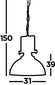 Rippvalgusti Searchlight Louisiana 2297SS hind ja info | Rippvalgustid | kaup24.ee