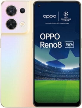 Oppo Reno 8 8GB 256GB Shimmer Gold hind ja info | Telefonid | kaup24.ee