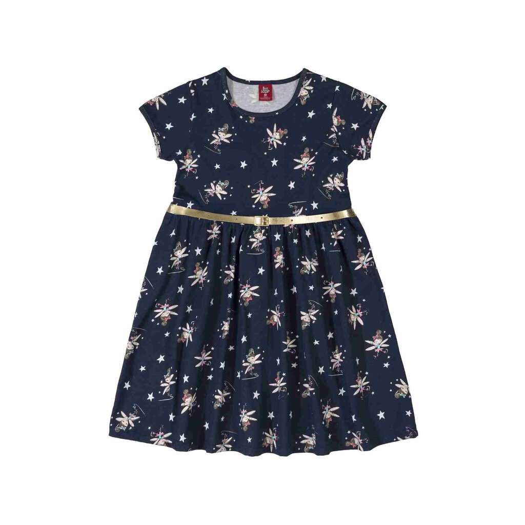 Kleit tüdrukutele Bee Loop, sinine цена и информация | Tüdrukute kleidid | kaup24.ee